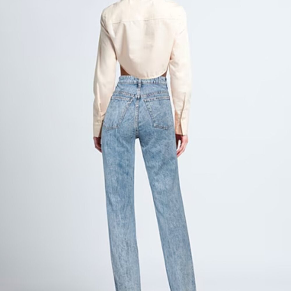 KHAITE STRAIGHT LEG JEANS SIZE 26 NWT - Picture 4 of 4